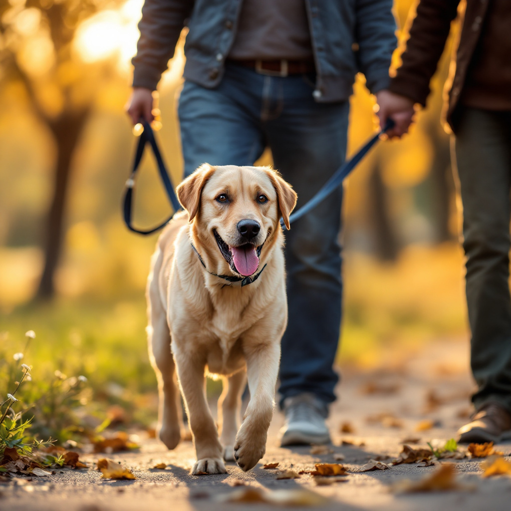 Hund an Leine gewöhnen ohne Ziehen: entspannter Spaziergang mit lockerer Leine