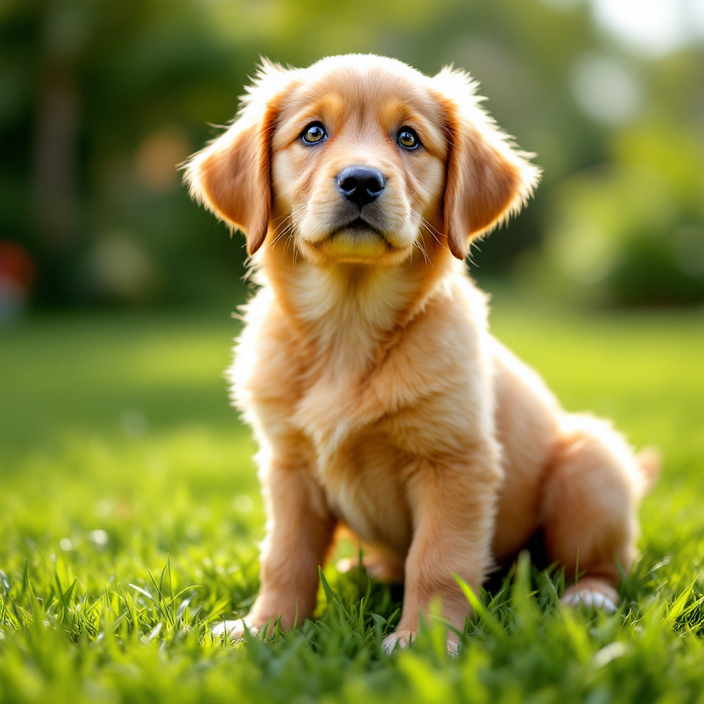 Welpe stubenrein bekommen Tipps: junger Hund lernt draußen sein Geschäft zu machen